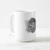 美しいサロンお名前パーソナライズされた コーヒーマグカップ (正面左)