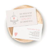 美しいサロンお客様評価誕生日クーポン 割引カード