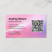 美しいサロンまばゆきミニマリスト 名刺 (正面)