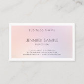 美しいサロンエレガントメイクアップアーティストプロフェッショナル 名刺 (正面)