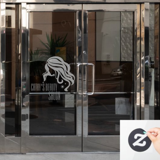 美しいサロンカスタム事業 ウィンドウサイン (オフィスドア)