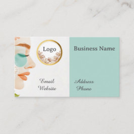 美しいサロンカスタムQRコードプロフェッショナル 名刺