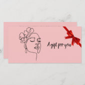 美しいサロンギフト券 (正面/裏面)