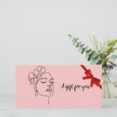 美しいサロンギフト券 (スタンド正面)