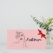 美しいサロンギフト券 (スタンド正面)