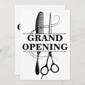 美しいサロングランドオープン招待状 招待状 (正面/裏面)