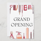 美しいサロングランドオープン招待状 招待状 (正面)