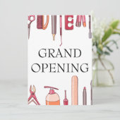 美しいサロングランドオープン招待状 招待状 (スタンド正面)