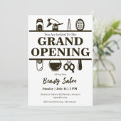 美しいサロングランドオープン招待状 招待状 (スタンド正面)