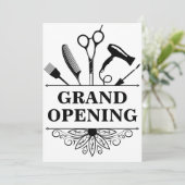 美しいサロングランドオープン招待状 招待状 (スタンド正面)