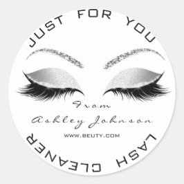 美しいサロングリッターグレーブラックホイラッシュクリーナー ラウンドシール