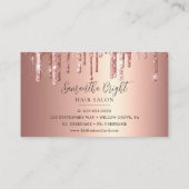 美しいサロングリッタードリップス名刺 名刺 (裏面)