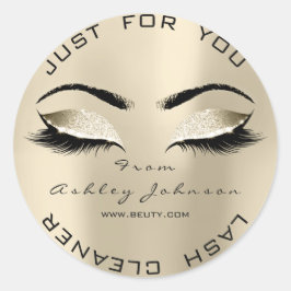 美しいサロングリッター金ゴールドラッシュクリーナーチャンパイニュ ラウンドシール