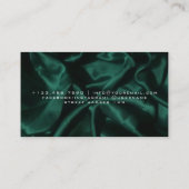 美しいサロングリーンダイヤモンド 名刺 (裏面)