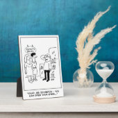 美しいサロンサプライズ。おもしろい フォトプラーク (側面)