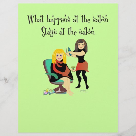 美しいサロンシークレット チラシ (正面)