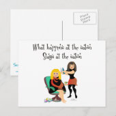 美しいサロンシークレット ポストカード (正面/裏面)