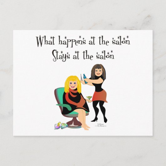 美しいサロンシークレット ポストカード (正面)