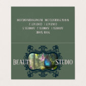 美しいサロンスタジオ – 名刺 (外部フラット)