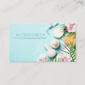 美しいサロンスパマッサージサロンアロマセラピー 名刺 (正面)