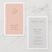 美しいサロンディレクター化粧アーティストラグジュエレガントアリー 名刺 (正面/裏面)