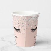 美しいサロンバラ金ゴールド銀 紙コップ (右)