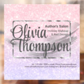 美しいサロンパールシルバー ウィンドウサイン (シート2)