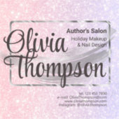 美しいサロンパールシルバー シール (正面)