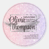 美しいサロンパールシルバー ラウンドシール (正面)