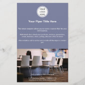 美しいサロンビジネスロゴのマーケティング広告ズ チラシ (正面)