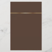 美しいサロンブラウン&ゴールデンフレームの価格表 (裏面)