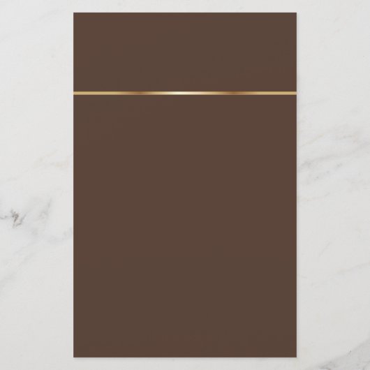 美しいサロンブラウン&ゴールデンフレームの価格表 (裏面)