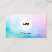 美しいサロンブランディング睫毛 名刺 (裏面)