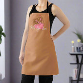 美しいサロンボーティシャンネイルアーティストモダンユニフォーム エプロン