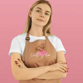 美しいサロンボーティシャンネイルアーティストモダンユニフォーム エプロン