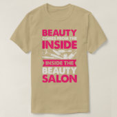 美しいサロンメイクアップアーティスト美容師プレゼント Tシャツ (デザイン正面)