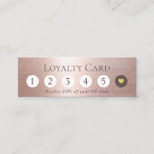 美しいサロンモダン赤面バラ金ゴールドロイヤリティ ロイヤリティカード (正面)