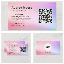 美しいサロンラッシュブロウズラッシュテック 名刺