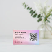 美しいサロンラッシュブロウズラッシュテック 名刺 (スタンド正面)