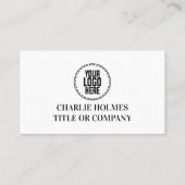 美しいサロンラッシュヘアメイクアップQRコードミニマリスト 名刺 (裏面)