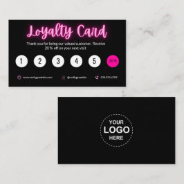 美しいサロンロイヤリティ、Lash Rewards Card、Premade Ha ロイヤリティカード