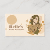 美しいサロン名刺 名刺 (正面)