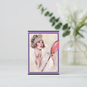 美しいサロン名刺 名刺 (スタンド正面)