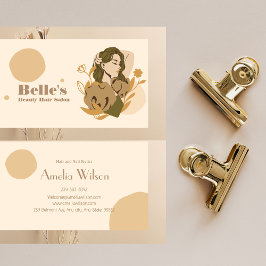 美しいサロン名刺 名刺