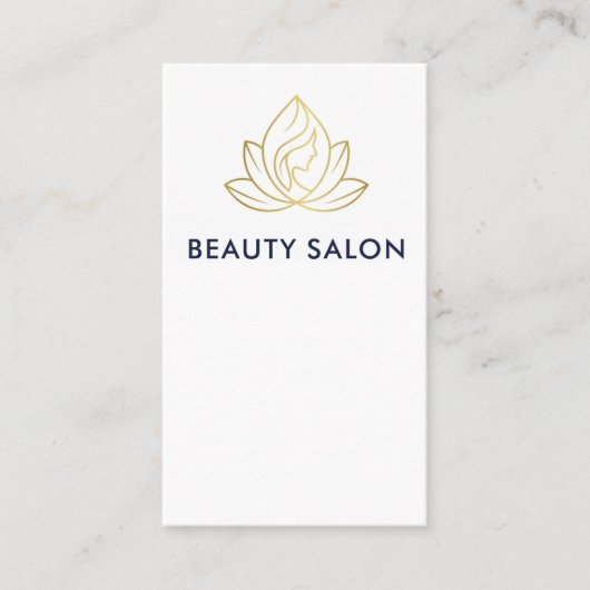 美しいサロン名刺 名刺 (正面)