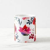 美しいサロン名glam銅水彩花 コーヒーマグカップ (中央)