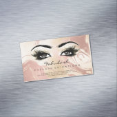 美しいサロン大理石バラ金ゴールドアドレスメイクアップラッシュ マグネット名刺 (インサイチュ)