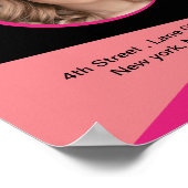 美しいサロン編集可能ポスター ポスター (角)