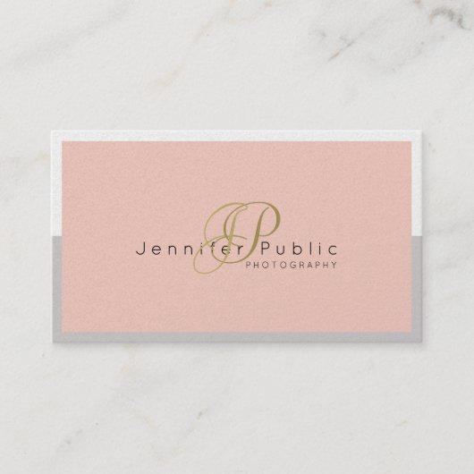 美しいサロン美容師写真家パール·ルクス 名刺 (正面)