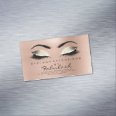 美しいサロン金ゴールドグリッターアドレスメイクアップラッシュ マグネット名刺 (インサイチュ)